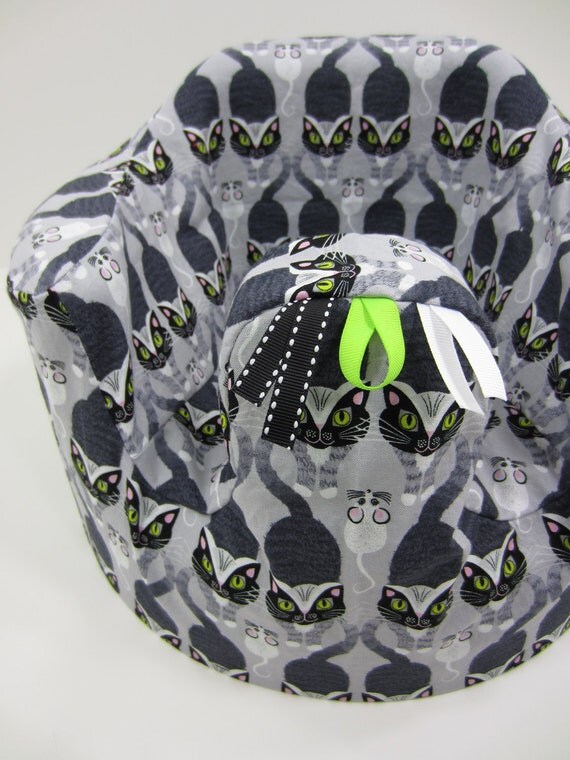 Bumbo Cover - DESIGN YOUR OWN - Made To Order, cotton and ribbon loops/tags