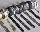 Washi Tape - Black & Gold