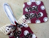 Wooden cowbell - mississippi state university cowbell - wooden door hanger