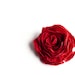 Red rose brooch felted wool soft flower Wedding bridesmaid valentines day gift idea winter fashion