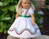 Christmas in July- Mid 1800's Gown/ Clothes for American Girl Marie Grace, Cecile or Caroline