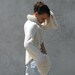 Sunshine Weddings Bridal Accessories Shrugs & Boleros ivory white knit/crochet