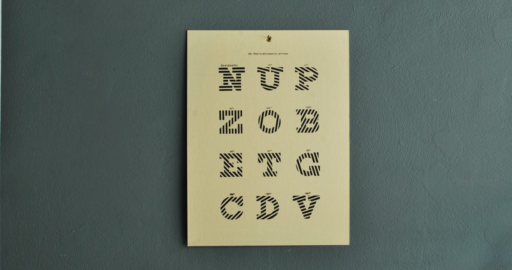 Eye testing chart for myopia, Eye Test