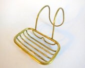 Antique Brass Tub Soap Dish