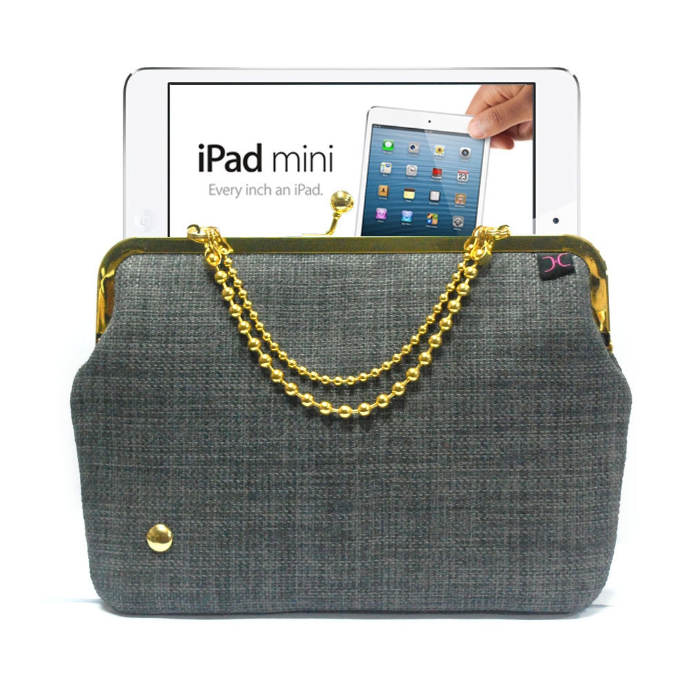 IPad Mini case - GRAY GOLD - Duchess Case for Mini iPad
