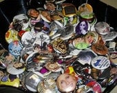 10 RANDOM GRAB BAG lot one inch pinback buttons