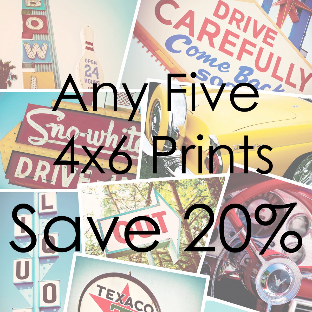 Choose Your Own Set of Five 4x6 Prints - Save 50% on Set of Five Fine Art Photographs - Personalized Affordable Home Decor