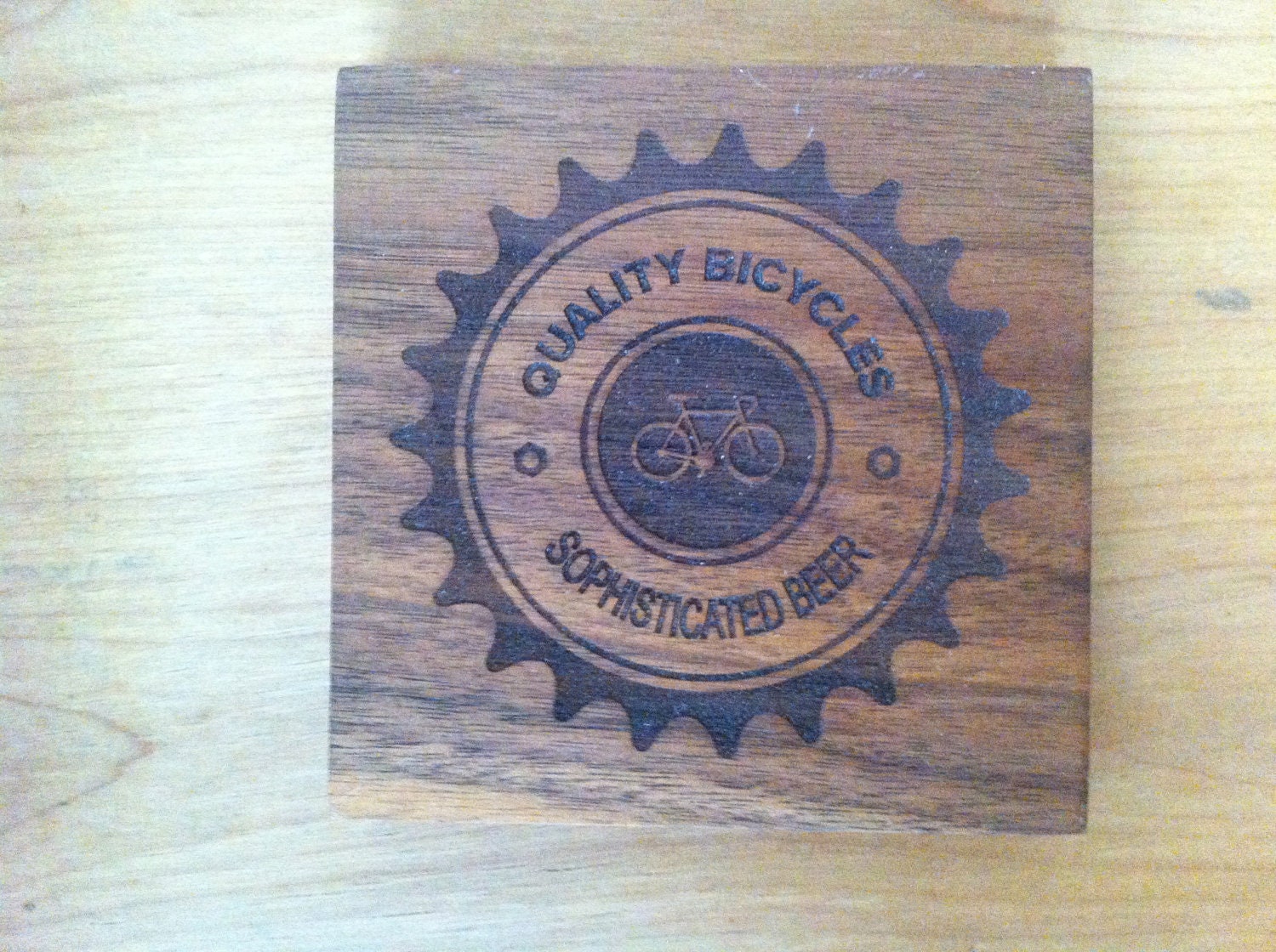 Bottle Opener & Coaster in ONE
