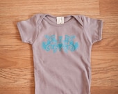 Mehndi Organic Cotton Onesie in size 6-12 months