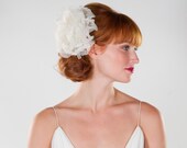 Handmade Large Silk Organza Corsage and Hair Clip