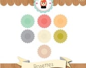 Documented 365 Rosettes Digi Kit by Sarah Hurley Digital & Hybrid Scrapbooking / Cardmaking / Crafts