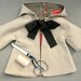 Sewing Pattern and Tutorial for Hooded Coat for 18-20" Doll