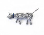Tabby Cat - Brooch