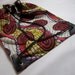 African Print Draw String Backpack