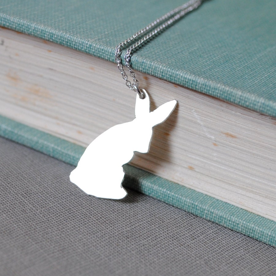 Sterling Bunny Necklace