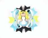 Alice in Wonderland Boutique Twisted Hair Bow