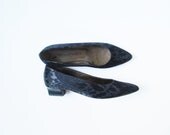 vintage YSL pointy toe flats shoes size 8