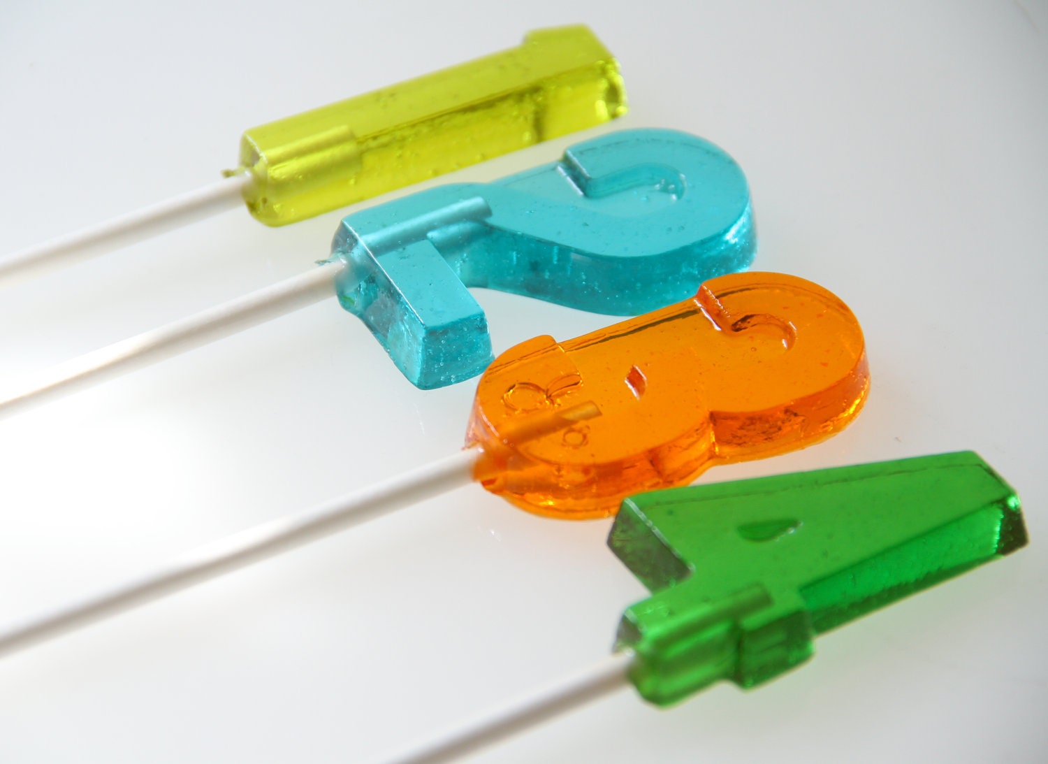Number Lollipops 1/2 dozen