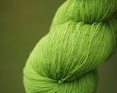KAUNI 100% Wool Yarn, Spring Green, Fingering 1 ply, dk, Mega-Yardage FREE SHIPPING worldwide