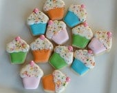 Mini Cupcake Cookies - 2 dozen cupcake cookies