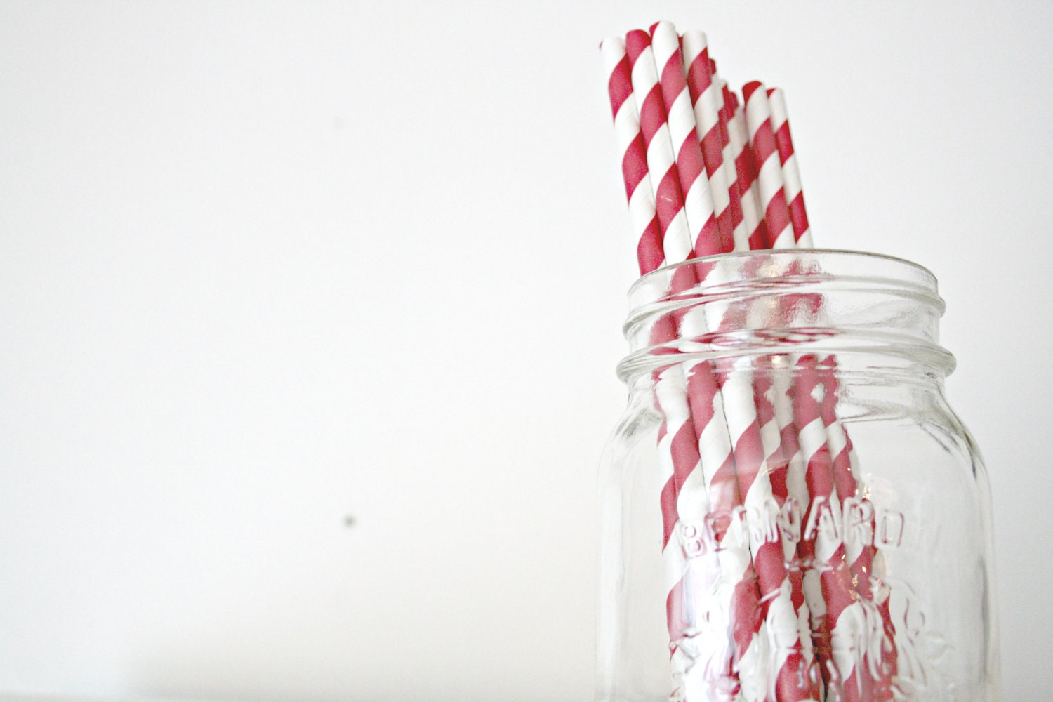 classic red stripes ... 25 paper straws ... choose your color // party decorations // wedding decor // baby bridal shower tablescape Il_170x135