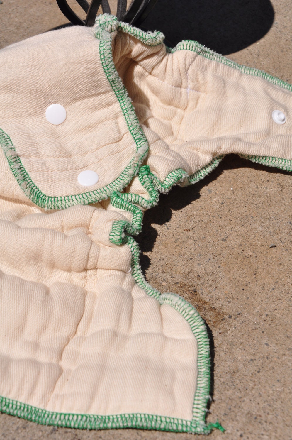 Made to Order Converted Unbleached Prefold Diaper-S/M/L