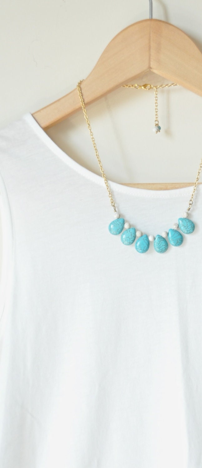 water drops  necklace  gold chain  long necklace inspired by Native American necklace  tribal necklace,