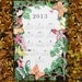Irregular 2013 Ode to Thumbelina giclee print wall calendar sample SALE (seconds)