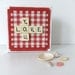 Scrabble Art - LOVE YOU - Father's Day Gift Anniversary gift - home decor - Word Art - upcycled- eco-friendly