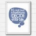 Print Typographic Daydream Quote Inspirational Art Illustration Poster