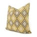 Gray and yellow pillow covers, Geometric pillow, Modern home decor - 20x20 Diamond print pillow cover, 20x20 decorative pillow cover