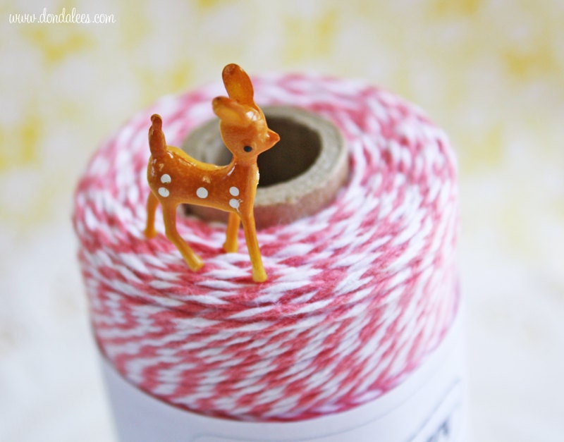 Strawberry Pink- Baker's Twine- 240 Yard Spool- Pink