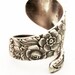 Antique Stieff Floral Sterling Silver Spoon Ring, Made in YOUR Size (3186)