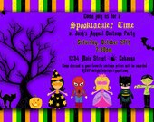 Halloween party kids costume invitation...DIY you print custom photo card by delightfulprints Il_170x135