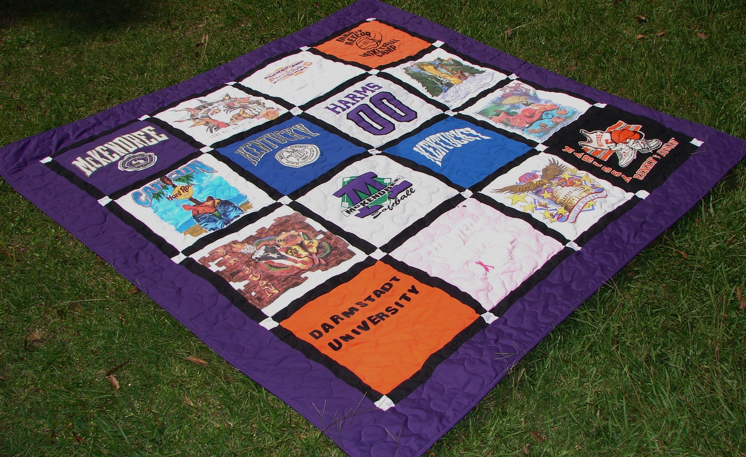 T-shirt Quilt -Made to Order (16 Blocks)