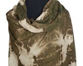 HAFSA Scarf (Green/Cream)