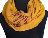 ANGIE Scarf (Yellow/Maroon