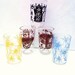 Vintage Juice Glasses, Juice Tumblers, Retro Kitchenware, Drinking Glasses - 4 ozs