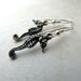 Seahorse Earrings Sea Horse Earrings Sterling Silver and Pewter Charm Earrings BellinaCreations Bellina Creation