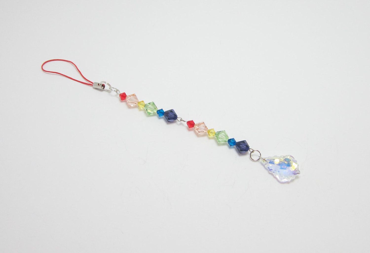 Rainbow Swarovski Bicone and Pendant Suncatcher