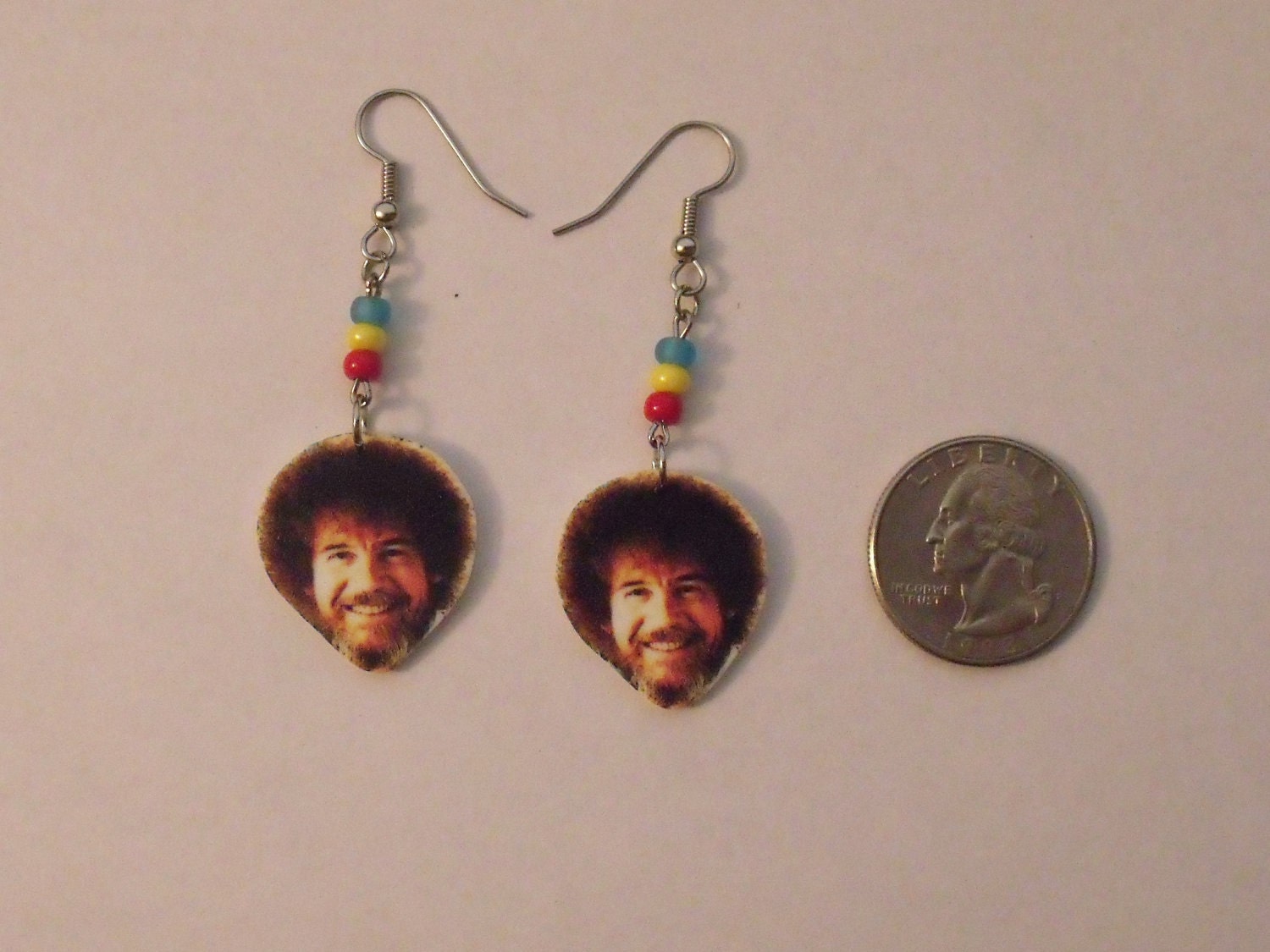 Bob Ross Dangle Earrings