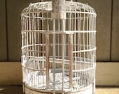 Large Vintage Birdcage Jewelry Holder