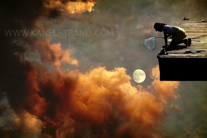Custom fantasy portrait, fine art print, subject can be a child, baby, family, or adult based on your photo