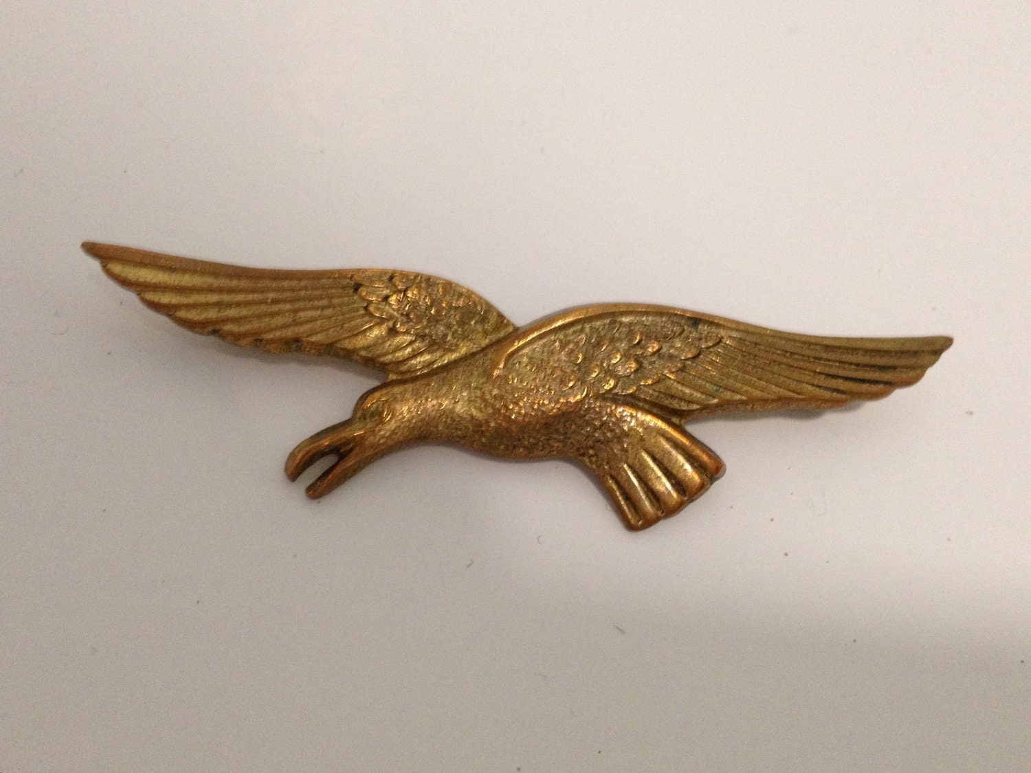 Large 1950s Seagull Brooch Pin