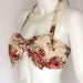 English Garden Floral Print Bow Bandeau