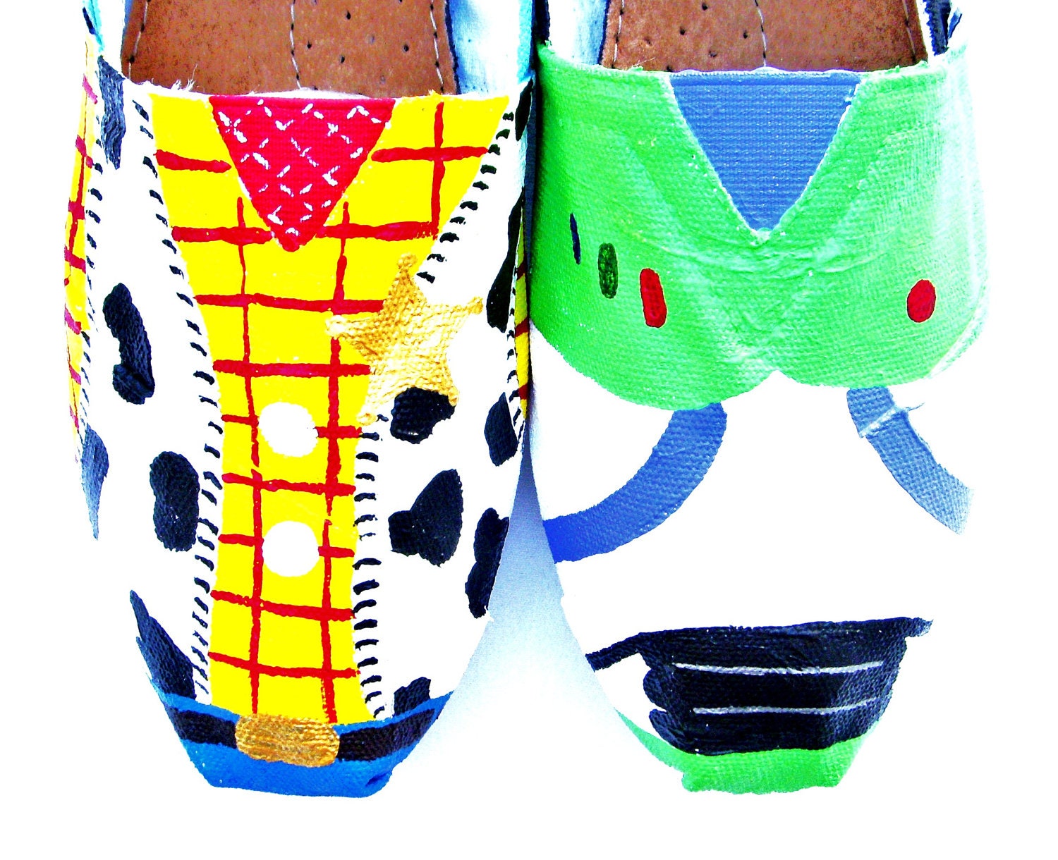 The Woody - Toy Story Inspired Custom Painted TOMS
