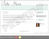 Premade Blog Design Template
