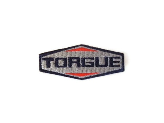 Iron on or Velcro backed Borderlands 2 Torgue logo embroidered patch
