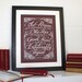 Enjoy a good book - Jane Austen Quote - Pen drawn poster