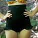 Black Ruffle High Waisted BOTTOM swimsuit